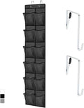 GORILLA GRIP Over the Door Shoe Organizer, 12 Large Breathable Mesh Pockets by GorillaGrip