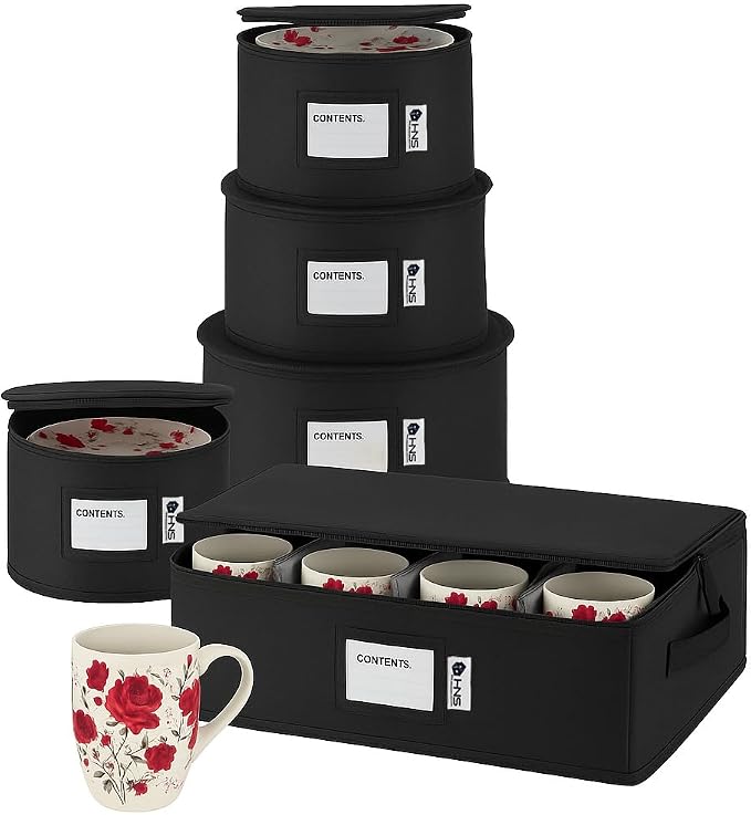 Hard Shell China Storage Containers 5-Piece Set Moving Boxes by HOLDN%E2%80%99STORAGE