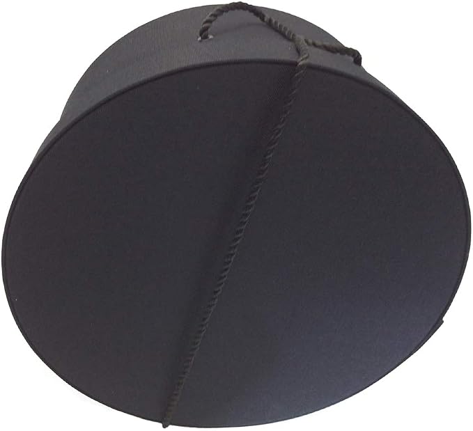 Sarah's Hat Boxes Classic Black Hat Box – 14.75" x 7.5" Handmade in USA – - Image 2