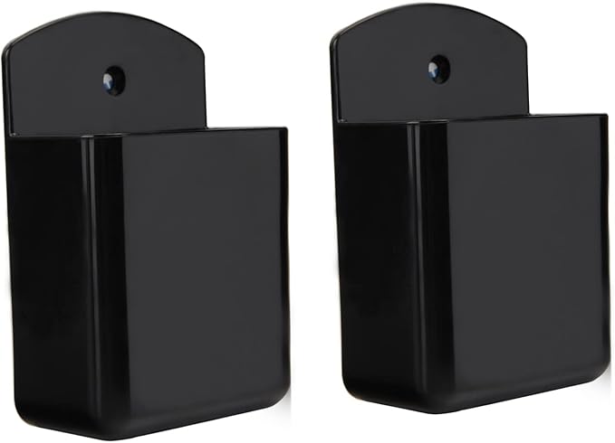 Pack of 2 Self Adhesive TV Air Conditioner Remote Control Holder Wall Mount by KYIEN