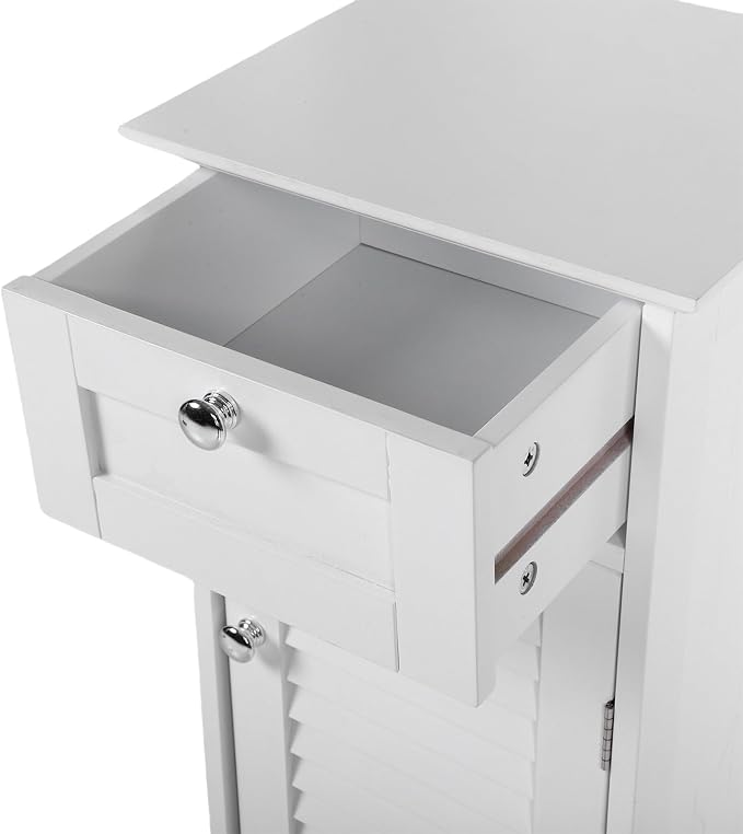 Modern Style Bathroom Storage Cabinet Made of Sturdy MDF Equipped - Image 9