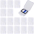 Clear Plastic Memory Card Case Compatible by SteelFever