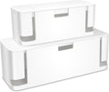 ZhiYo Cable Management Box White, Cord Hider Box to Conceal Power Strips on by ZhiYo