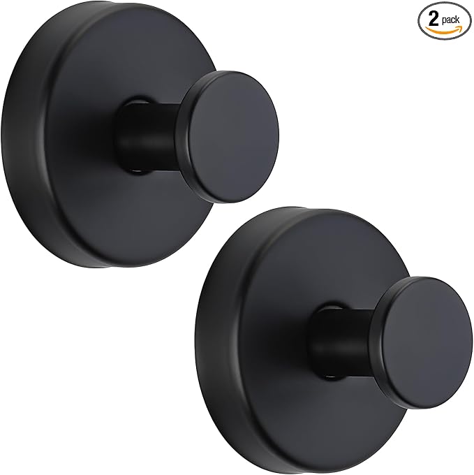Suction Cup Hooks for Shower No-Drill Bathroom Hooks for Towels, Loofah by Fenas