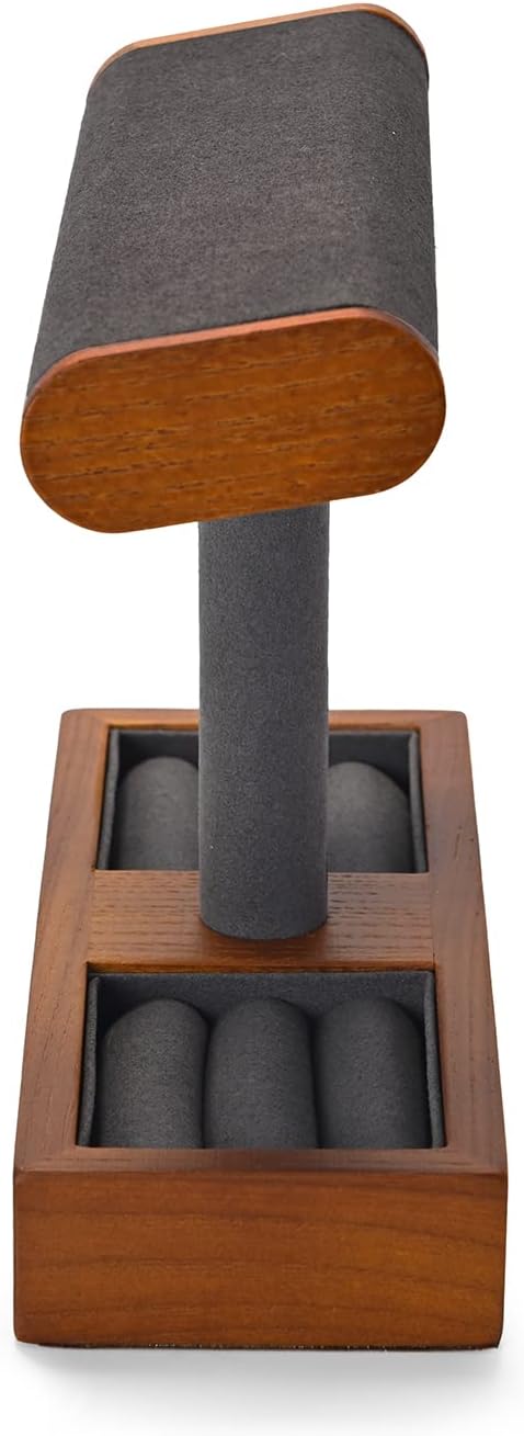 Oirlv Solid Wood Watch Display Stand T-bar Watch Stand - Image 7