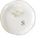 HOME SMILE Initials Ring Dish Jewery Tray by HOMESMILE