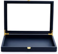 Oirlv Premium Blue Leather Flat Jewelry Tray by Oirlv