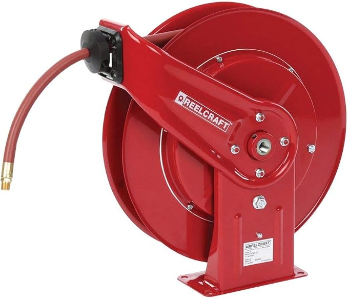 Reelcraft 7850-OLP121-1/2" x 50 ft. 300 psi, Hose Reel w/ 1/2" Hose End by Reelcraft
