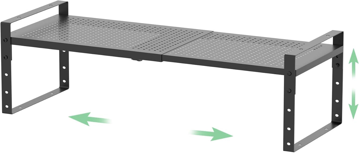 Expandable & Stackable Metal Shoe Rack, Thickened Steel, Heavy-Duty