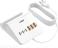 VHBW USB C Charger Block, 6 Port 3A and 3C Multiple USB Charging Station by VHBW
