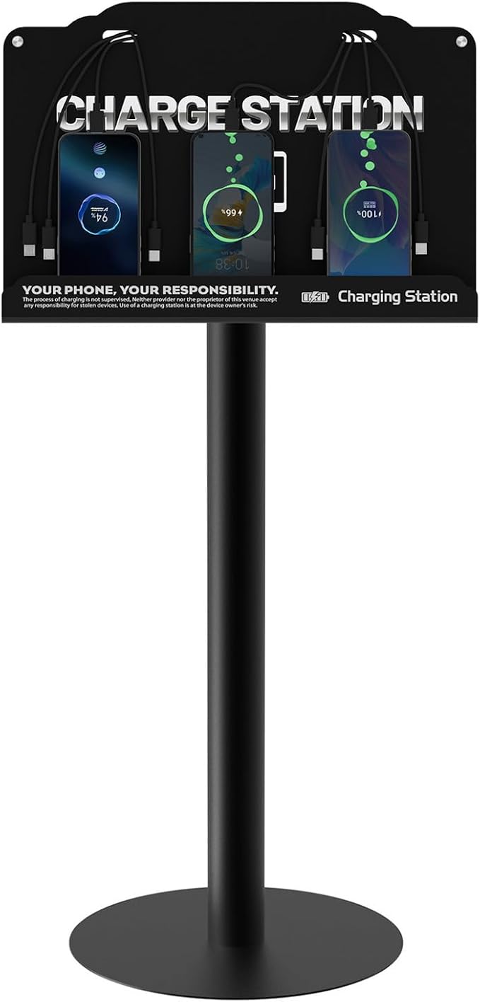 Floor Standing Cell Phone Charging Station by Unknown