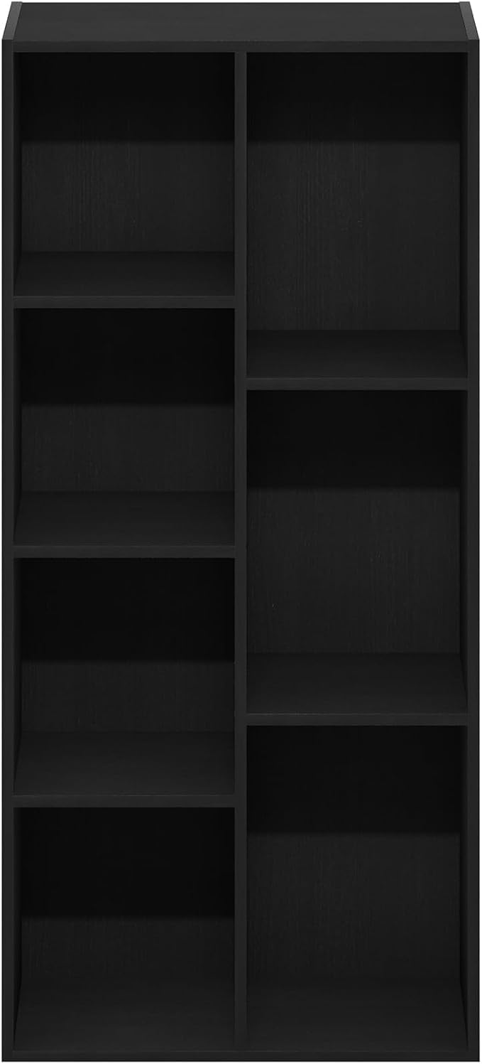 Furinno LUDER Book Shelf, 7-Cube Bookshelf, 9.4 x 19.5 x 41.7, - Image 7