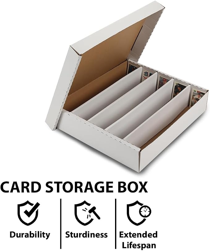 GRAND ORANGE 5000 Count Card Storage Box Full Lid Trading and Gaming Card - Image 6