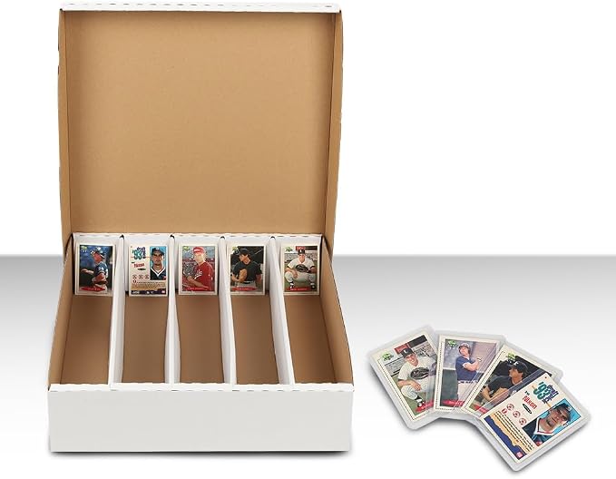 GRAND ORANGE 5000 Count Card Storage Box Full Lid Trading and Gaming Card - Image 8