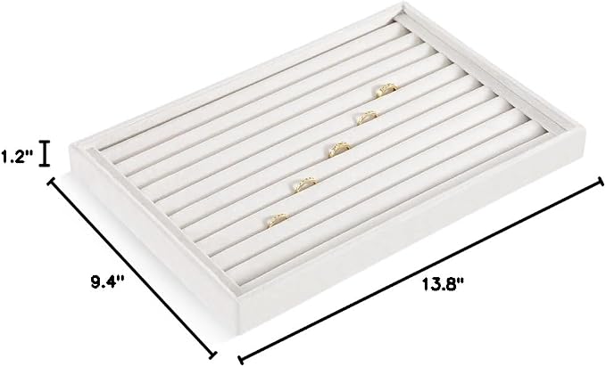 Ring Tray, Velvet Jewelry Trays, Premium Ring Display Case, Luxury Stud Earring - Image 6