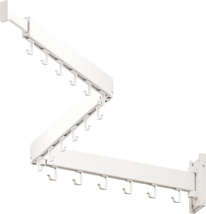 Wall Mounted Clothes Drying Rack, Collapsible, Retractable by LIENAHU