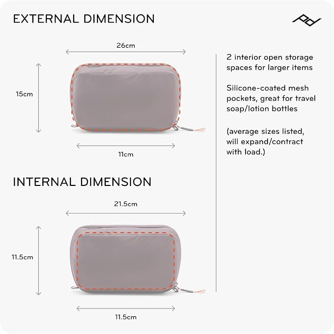 Peak Design Wash Pouch, Weatherproof Travel Toiletry Bag, Upright or Hanging Kit - Image 6