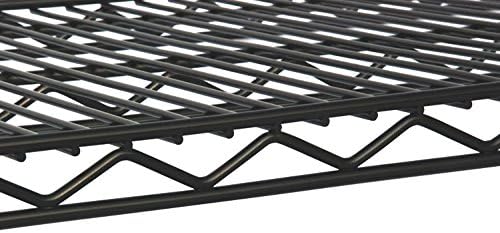 Omega 24" Deep x 72" Wide x 80" High 3 Tier Black Starter Shelving Unit - Image 2