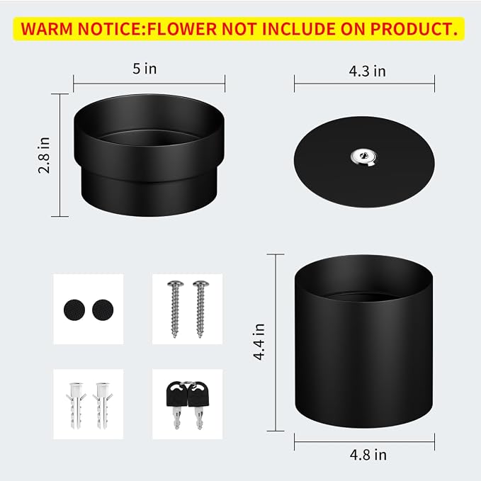 Sdstone Fireresistant Waterproof Flower Pot Diversion Safe - Image 2