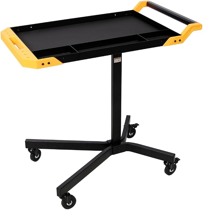 Adjustable Height Mobile Work Table, Rolling Work Bench - Image 3