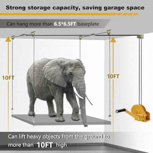 Overhead Garage Storage Lift, Ceiling Mounted Garage Storage Lift