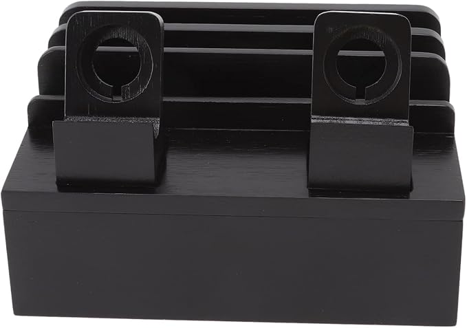 Fdit Charging Station with 5 Ports, Wood Organizer Rack with Cable Management - Image 6