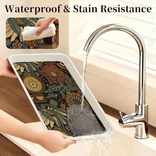 Floralplus Shelf Liner Self Adhesive Shelf Liner Non Slip Drawer Liners