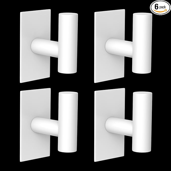 VAEHOLD Wall Towel Hooks, Heavy Duty Sticky Holder Waterproof Towel Hooks by VAEHOLD