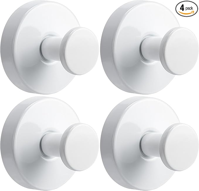 Suction Cup Hooks for Shower No-Drill Bathroom Hooks for Towels, Loofah by Fenas