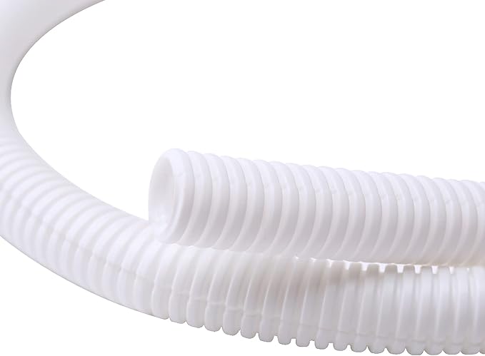 Alex Tech 50ft - 1 inch Split Wire Loom Tubing - White by AlexTech