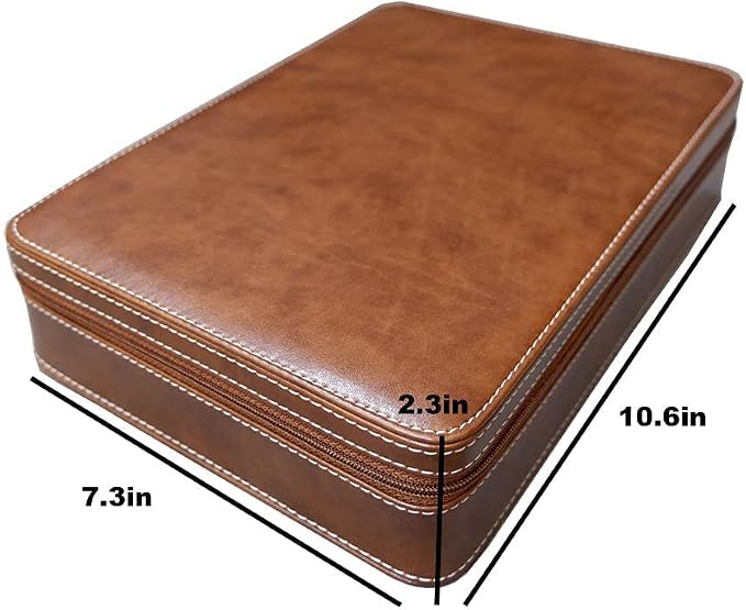 4 Slots PU Leather Eyeglasses Storage Box Sunglasses Box Jewelry Display Case - Image 2