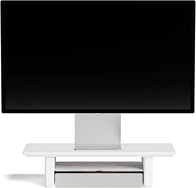 Raico Desk Cockpit Shelf Monitor Stand System Dual Screen Setup Wood Large Desk - Image 3