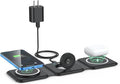 Wireless Charger 3 in 1, RTOPS Magnetic Travel Wireless Charging Station by RTOPS