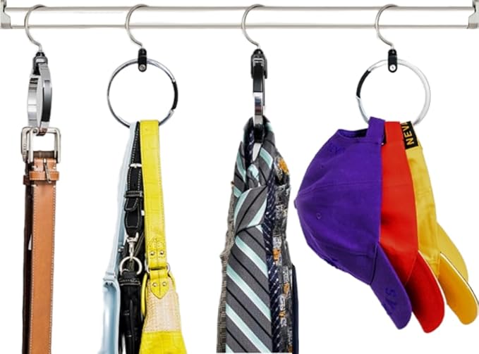 Multipurpose Closet Hangers- Tie and Belt Hanger - Image 4