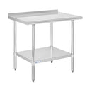 Hally Stainless Steel Table for Prep & Work 30 x 36 Inches, NSF Commercial by HallySinksTablesH