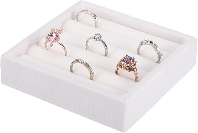 uxcell Stackable Jewelry Storage Tray, Jewelry Tray Drawer Organizer, Small by uxcell