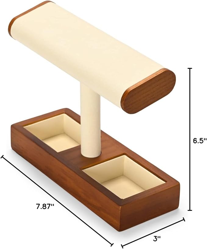 Oirlv Solid Wood Watch Display Stand T-bar Watch Stand - Image 10