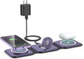 Wireless Charger 3 in 1, RTOPS Magnetic Travel Wireless Charging Station by RTOPS