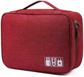 Travel Cable Organizer Bag for Electronics Accessories Portable Tech Carrying by Unknown