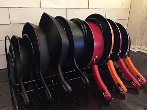 Heavy-Duty Pots and Pans Organizer | 5-Tier Cookware & Lid Storage