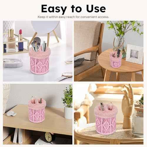 2 in 1 Glasses Holder, Anti-scratch Plush Lined Eyeglass Holder Stand for Nightstand Desk Eye-glass Storage Organizer