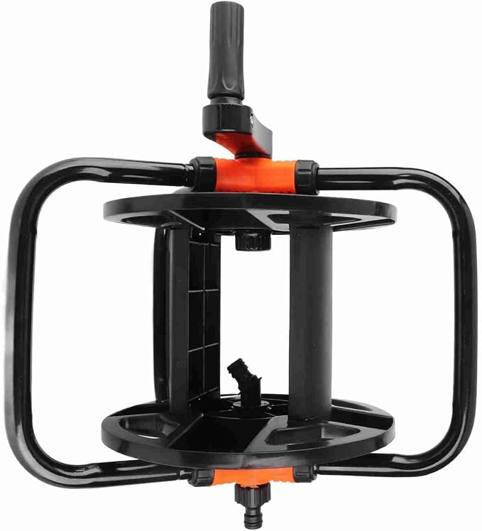 Water Hose Reel Cart, Portable Water Hose Reel Cart Pipe Storage Rack ABS - Image 6