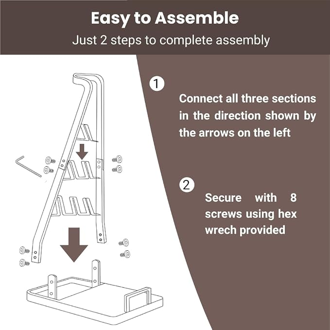 Universal Vacuum Stand, Storage-Stand-Docking-Station-Holder, Stable Metal - Image 5