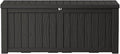 150 Gallon Outdoor Storage Box Waterproof Lockable Resin Deck Box Large by Decksplore%E2%80%94BuiltforOutdoor