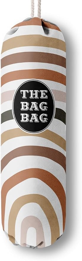 The Bag Bag Grocery Bag Holder, Boho Pattern Grocery Bags Holder Organizer by HiLus
