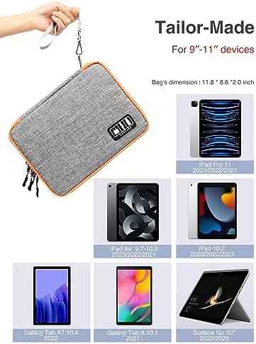 Luxtude Travel Cable Organizer Bag, Electronic Organizer Travel Case Large