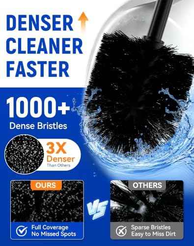 Dowry Toilet Bowl Brush and Holder Set for Bathroom 304 Stainless Steel