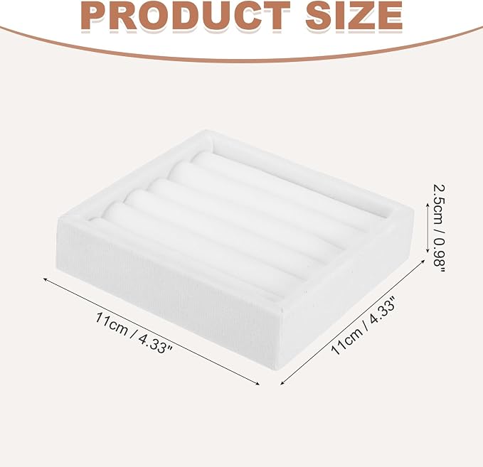 uxcell Stackable Jewelry Storage Tray, Jewelry Tray Drawer Organizer, Small - Image 2