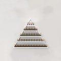 Wall Mounted Shelf Nail Polish Bottle Display Rack, Triangular Essential Oil by Unknown