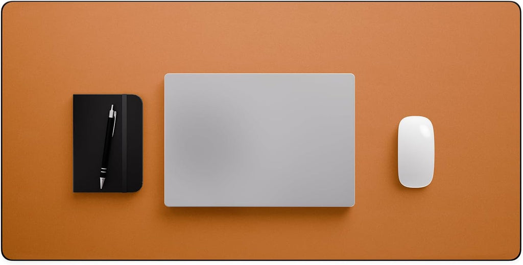 Jotsome Leather Desk Pad Mat, 34" x 17", Tan